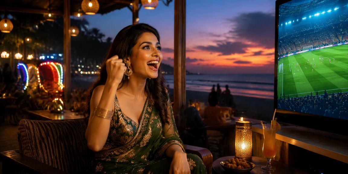 ঢাকায় k90 প্ল্যাটফর্মে ফুটবল বেটিং উপভোগ করছেন একজন